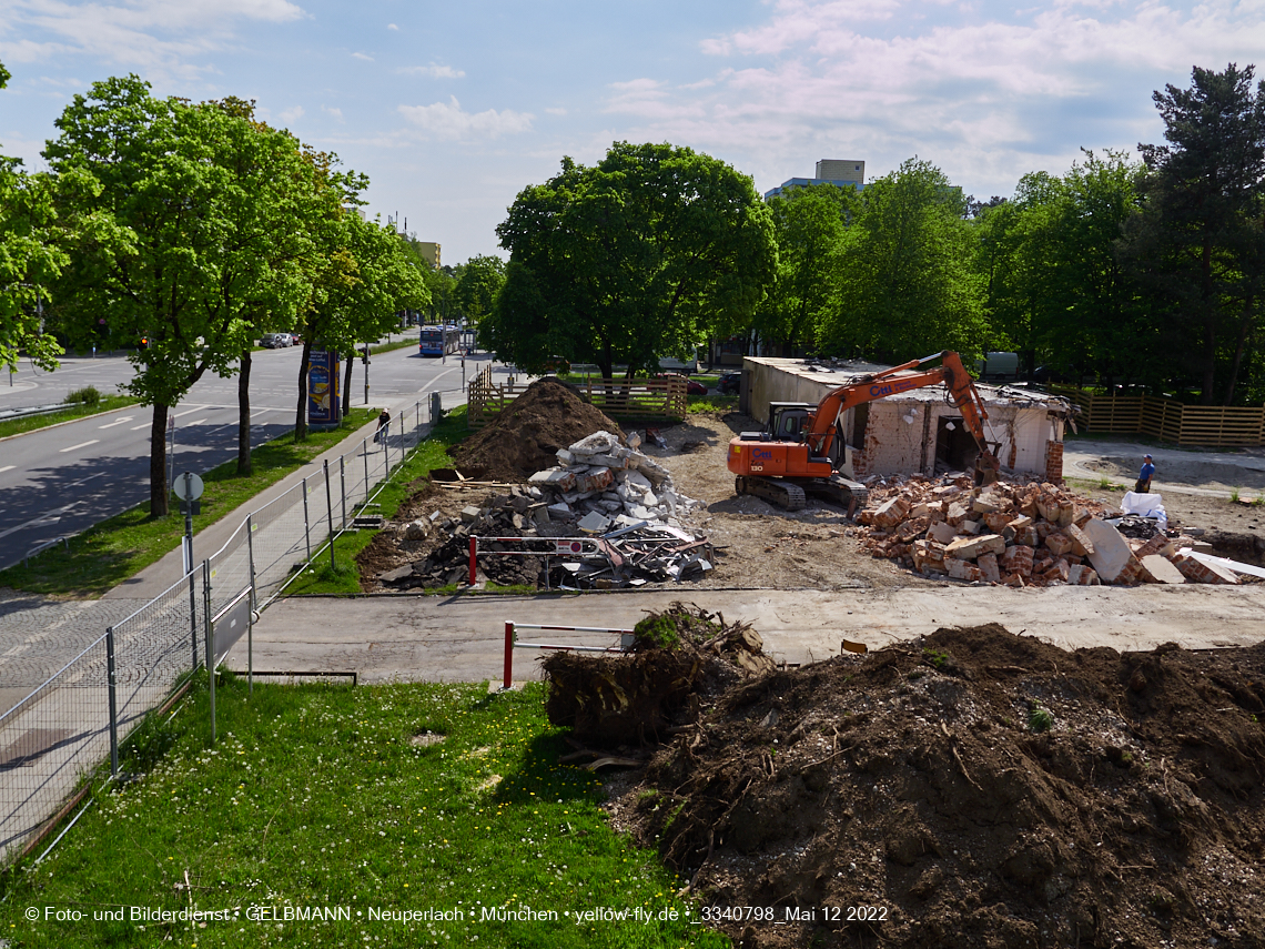 12.05.2022 - Baustelle am Haus für Kinder in Neuperlach